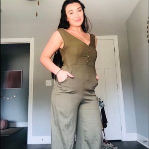 Retro green Jumpsuit